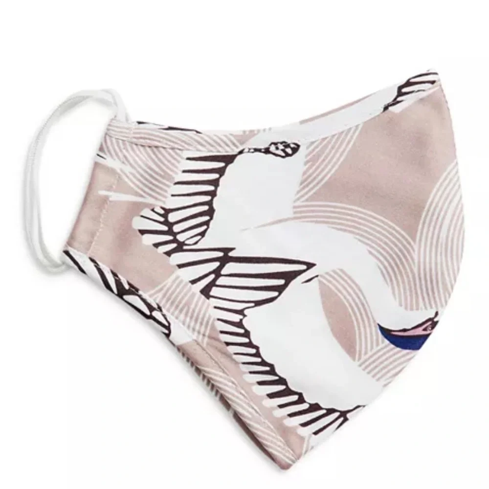 Stylish Beige and White Face Mask TED BAKER LONDON Reversible Reusable FACE NWT
